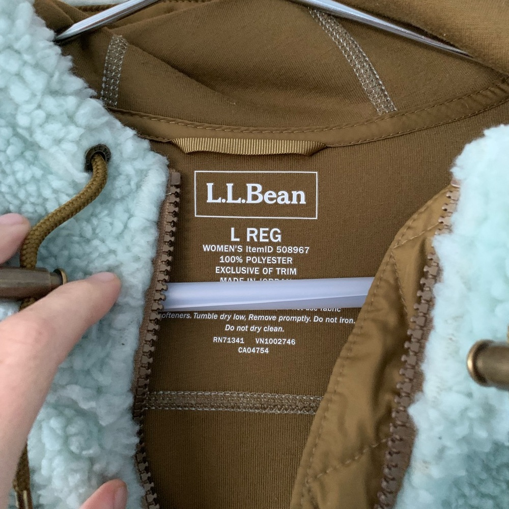 L.l. Bean mountain pile fleece